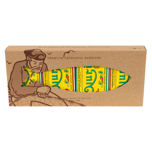 NURI allkirjakollektsioon – 4 premium-klassi Portugali sardiini (4 × 125g)