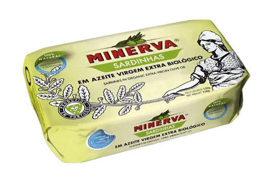 Minerva sardiinid mahepõllumajanduslikus ekstra neitsioliiviõlis