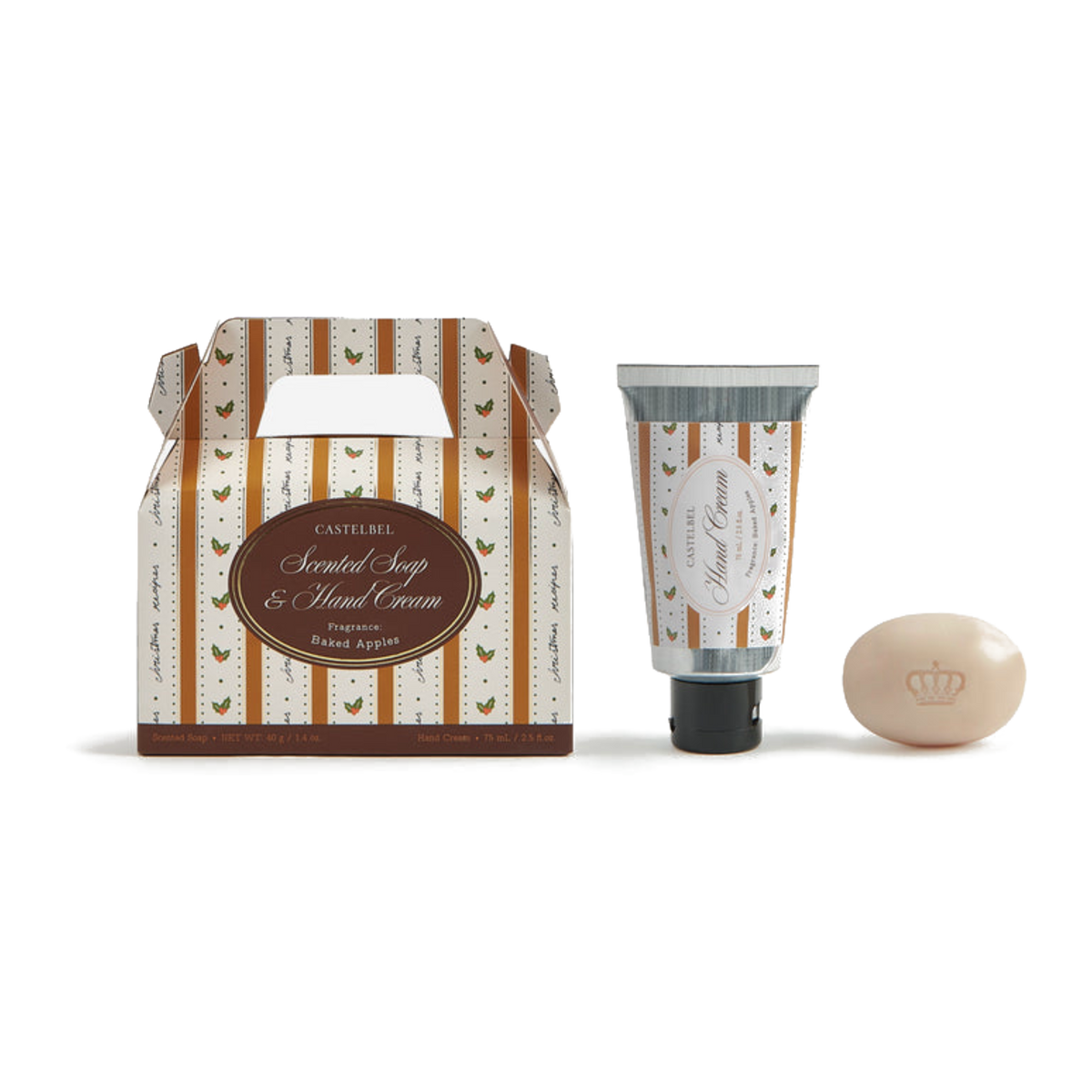 Castelbel Christmas gift selection with Baked Apples soap and hand cream