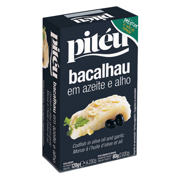 Portuguese canned codfish selection