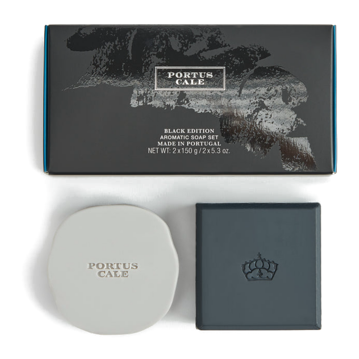 Portus Cale Black Edition Soap Set 2x150g