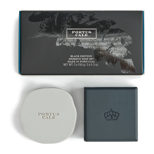 Portus Cale Black Edition Soap Set 2x150g