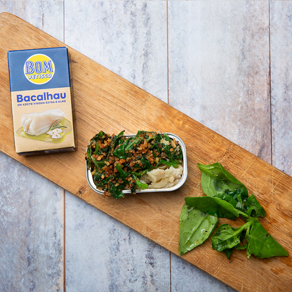 Bacalhau (Codfish) in Extra Virgin Olive Oil and Garlic