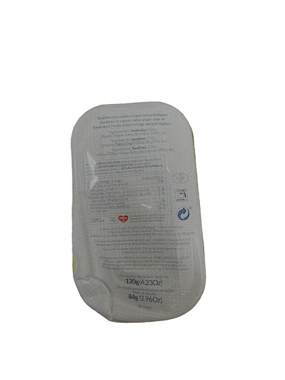 Bom Petisco BIO sardiinid oliiviõlis (Kole plekk)