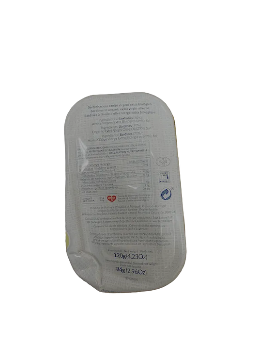 Bom Petisco BIO sardiinid oliiviõlis (Kole plekk)