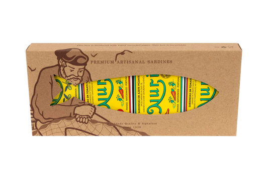 NURI Signature Collection – 4 Premium Portuguese Sardines (4 × 125g)
