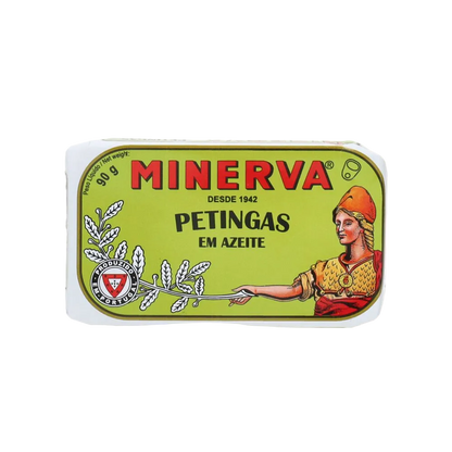 Minerva Portuguese baby sardines petingas in olive oil