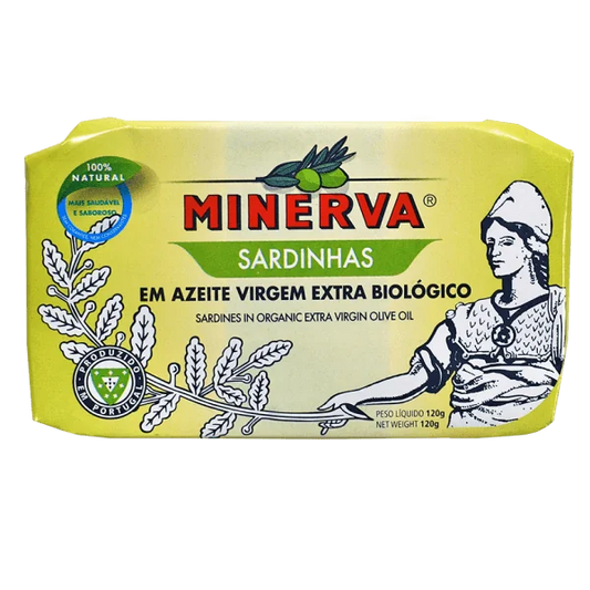 Minerva sardiinid mahepõllumajanduslikus ekstra neitsioliiviõlis