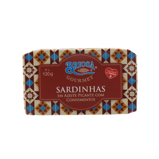 Briosa Gourmet sardiinid oliiviõlis vürtsidega