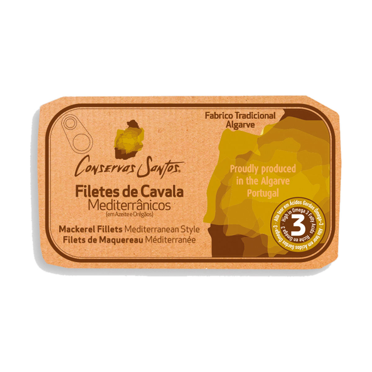 Campo Santos Mediterranean mackerel fillets, 120g tin