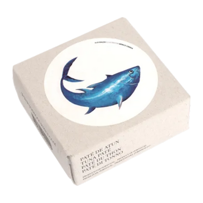 José Gourmet four-pâté gift pack: two sardine, one tuna, one mackerel (box photo is a packaging reference)