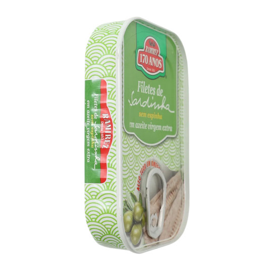 Ramirez boneless sardine fillets in extra virgin olive oil